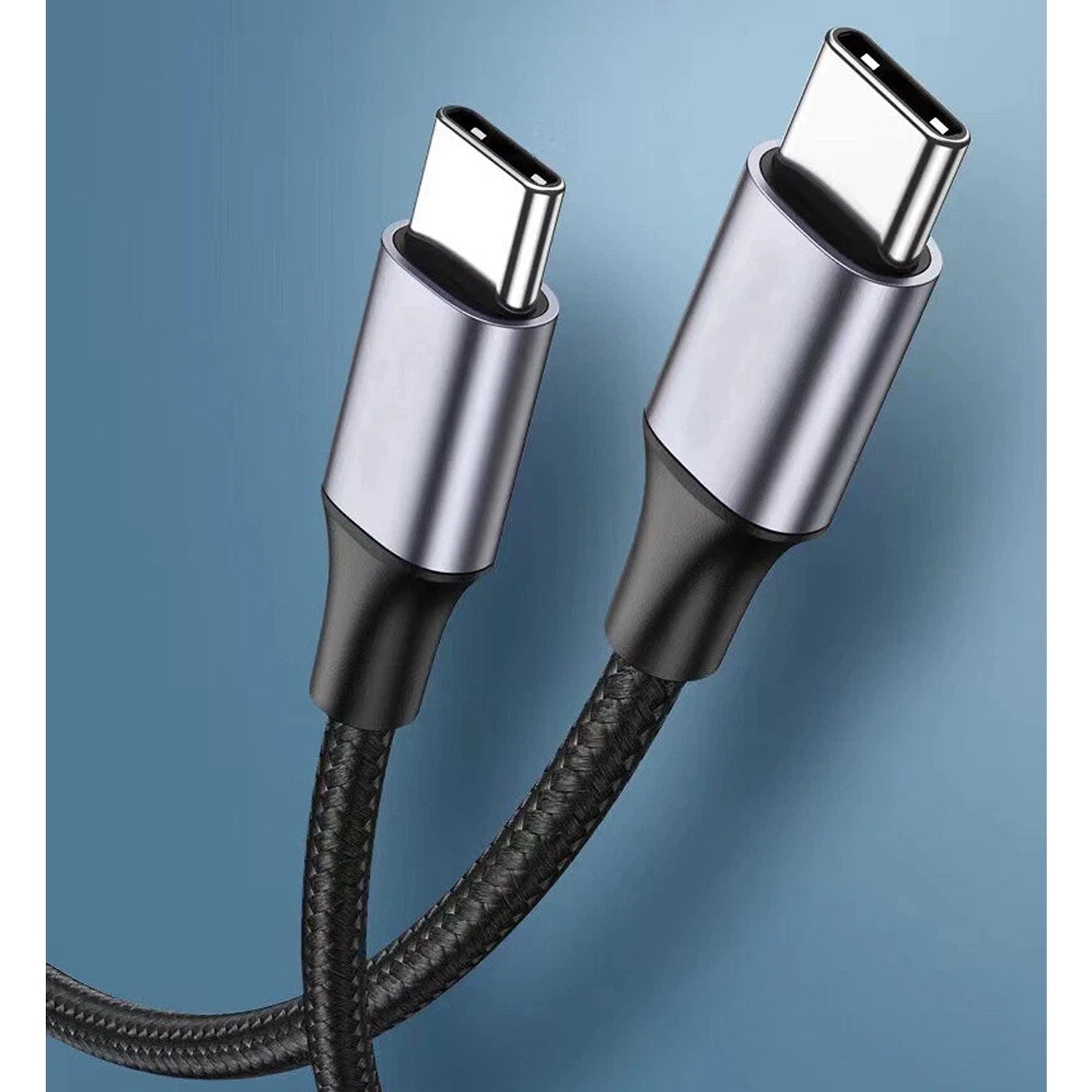 2m PD 60W USB C To USB C Fast Charging Data Cable For iPhone 15 Samsung