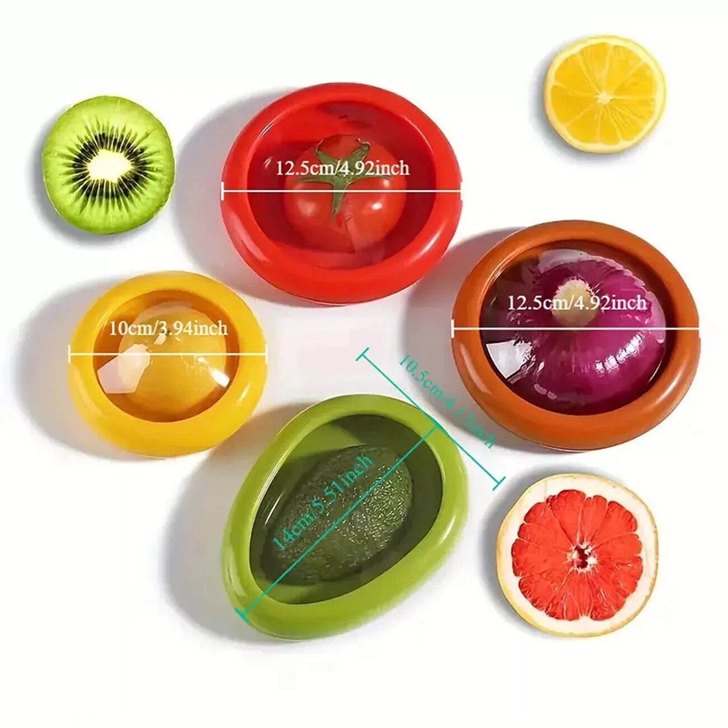 4 Piece Fresh Produce Storage Container Set