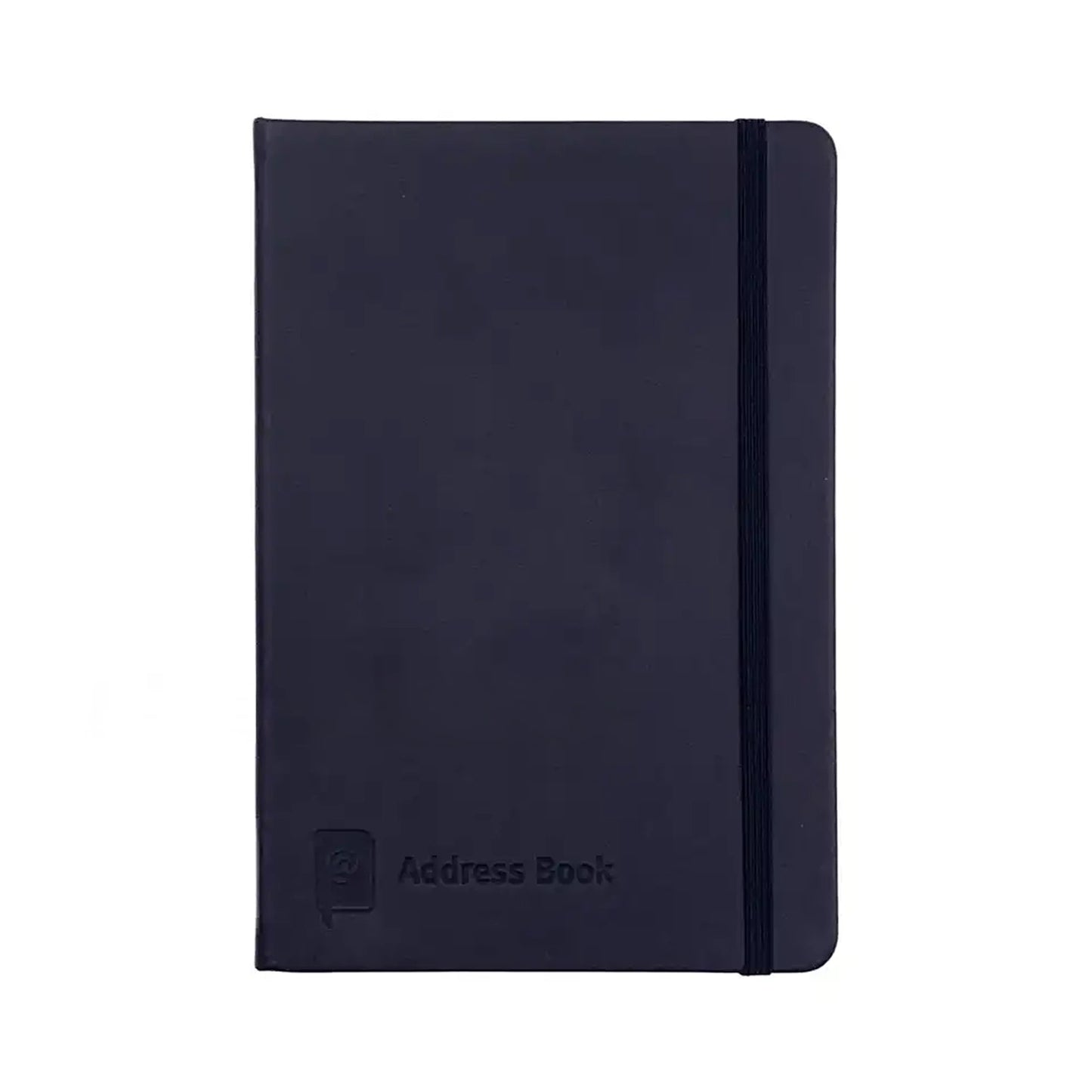 A5 Black Cover Address Book with Elastic A-Z Phone E-mail Office Telephone