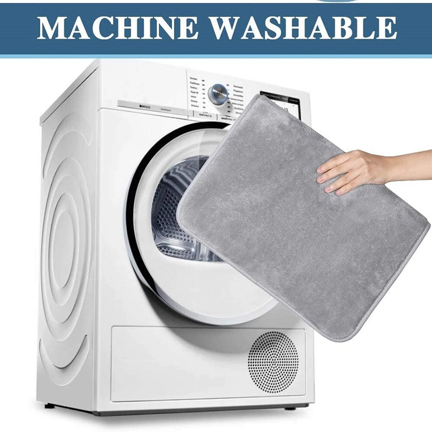 Memory Foam Bath Mat Set for Bathroom