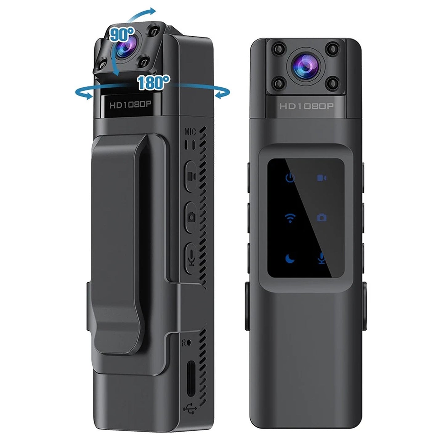 Portable 1080P Body Camera Pocket Clip DVR Video Recorder