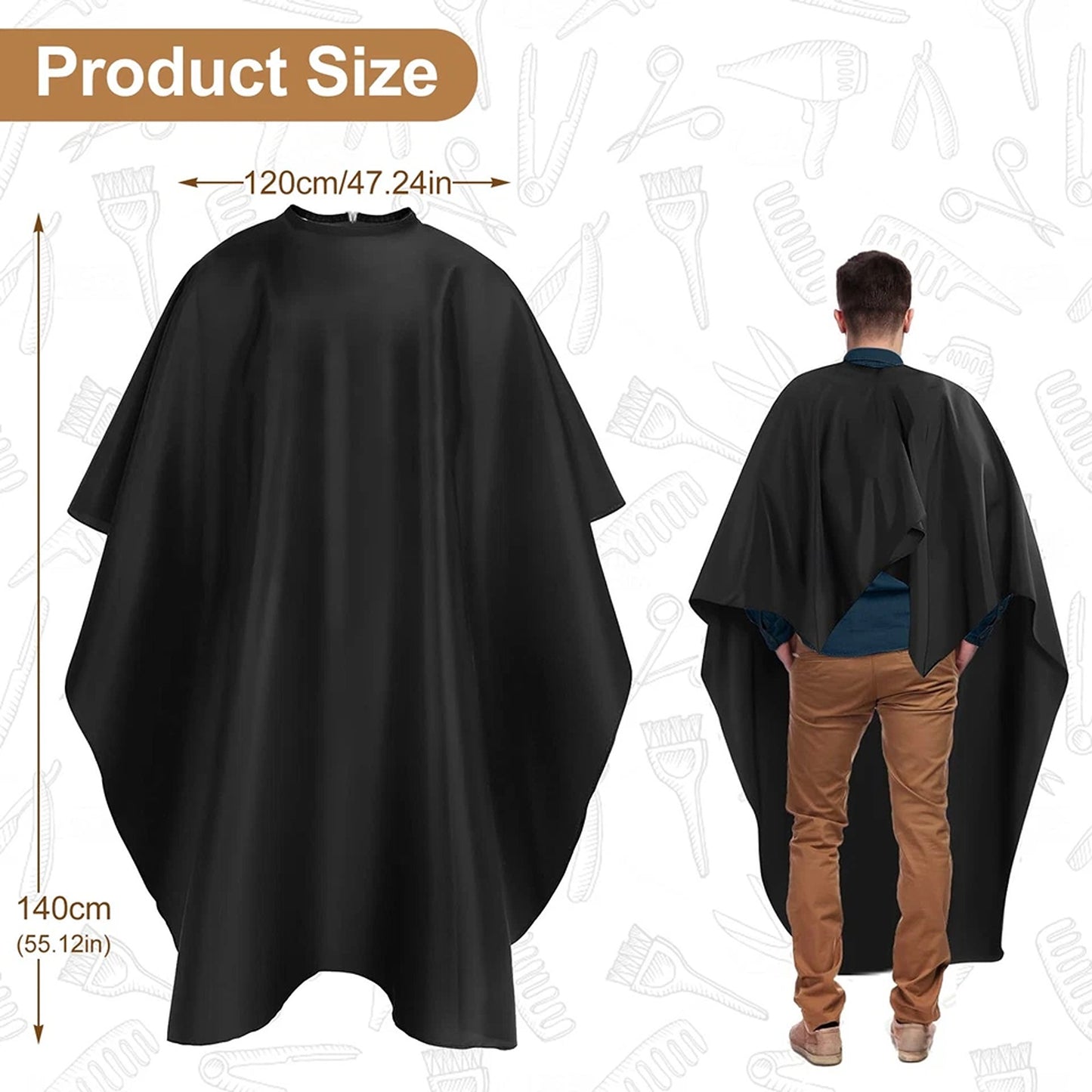 Hairdressing Cape for Salon and Home Use