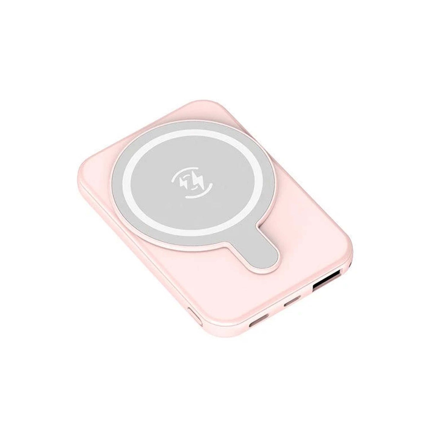 Pink 10000mAh Mini Magnetic Portable Wireless Charger