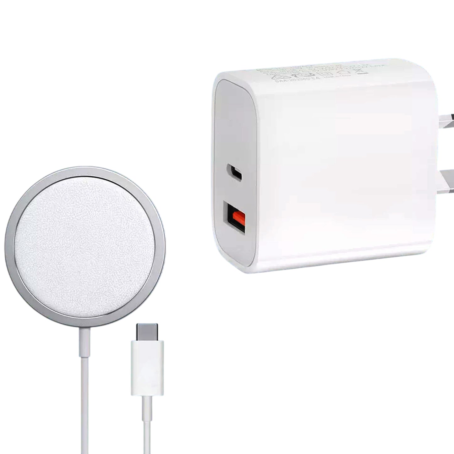 Fast USB C Charging Pad for iPhone 16 15 14 13 12 MagSafe