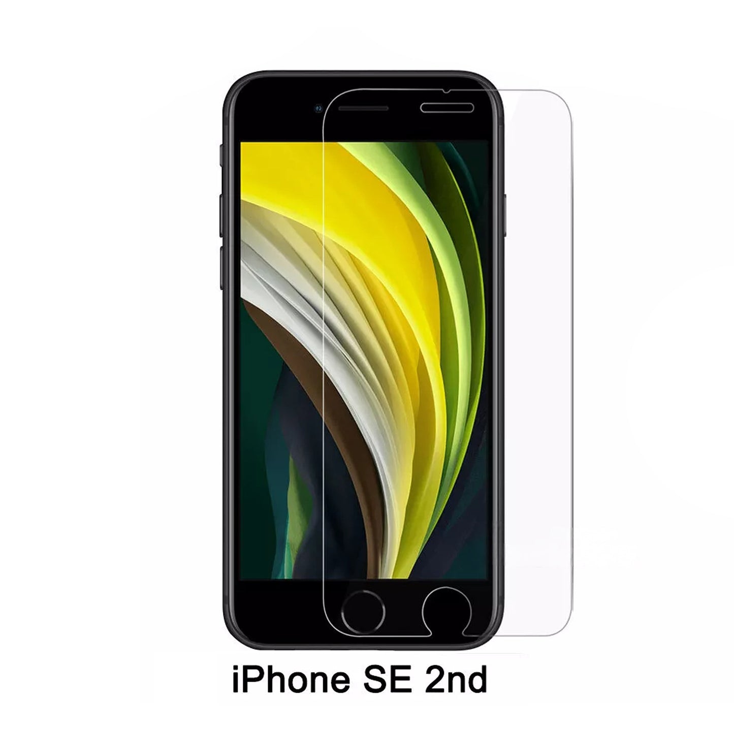 2x Tempered Glass Screen Protector for iPhone SE 6 7 8 X XR XS 11 12 13 14 15 16 Pro Max Plus