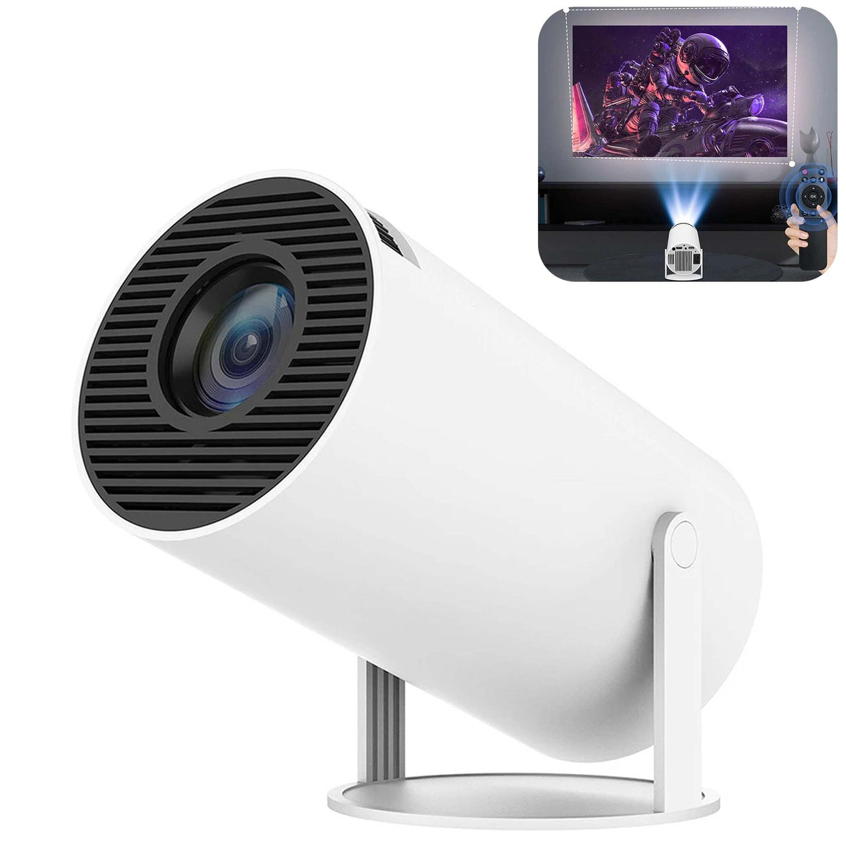 Portable 5G WiFi 4K Smart HD Projector with Bluetooth HDMI USB