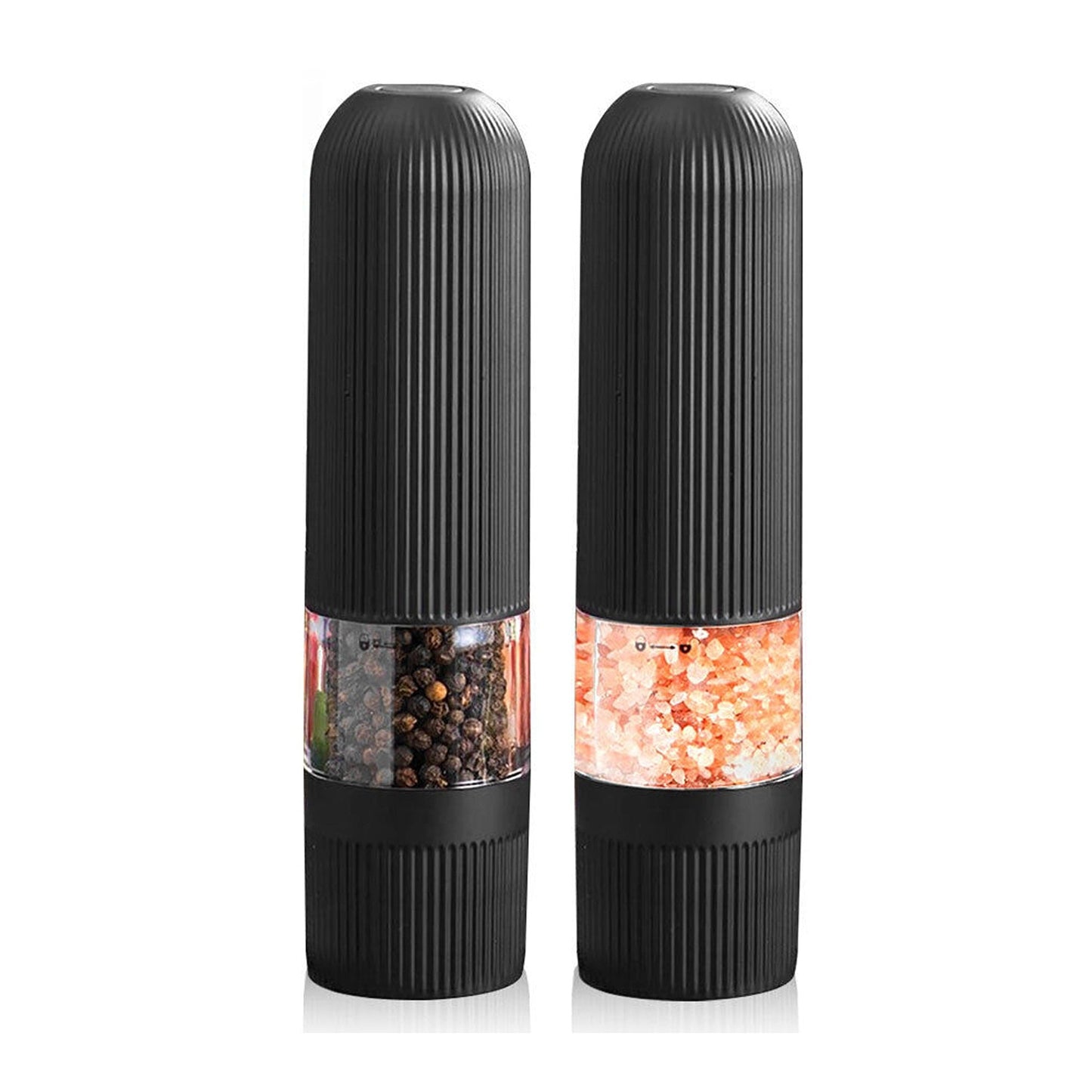 Electric Salt Pepper Grinder Ceramic Spice Mill Kitchen 2x