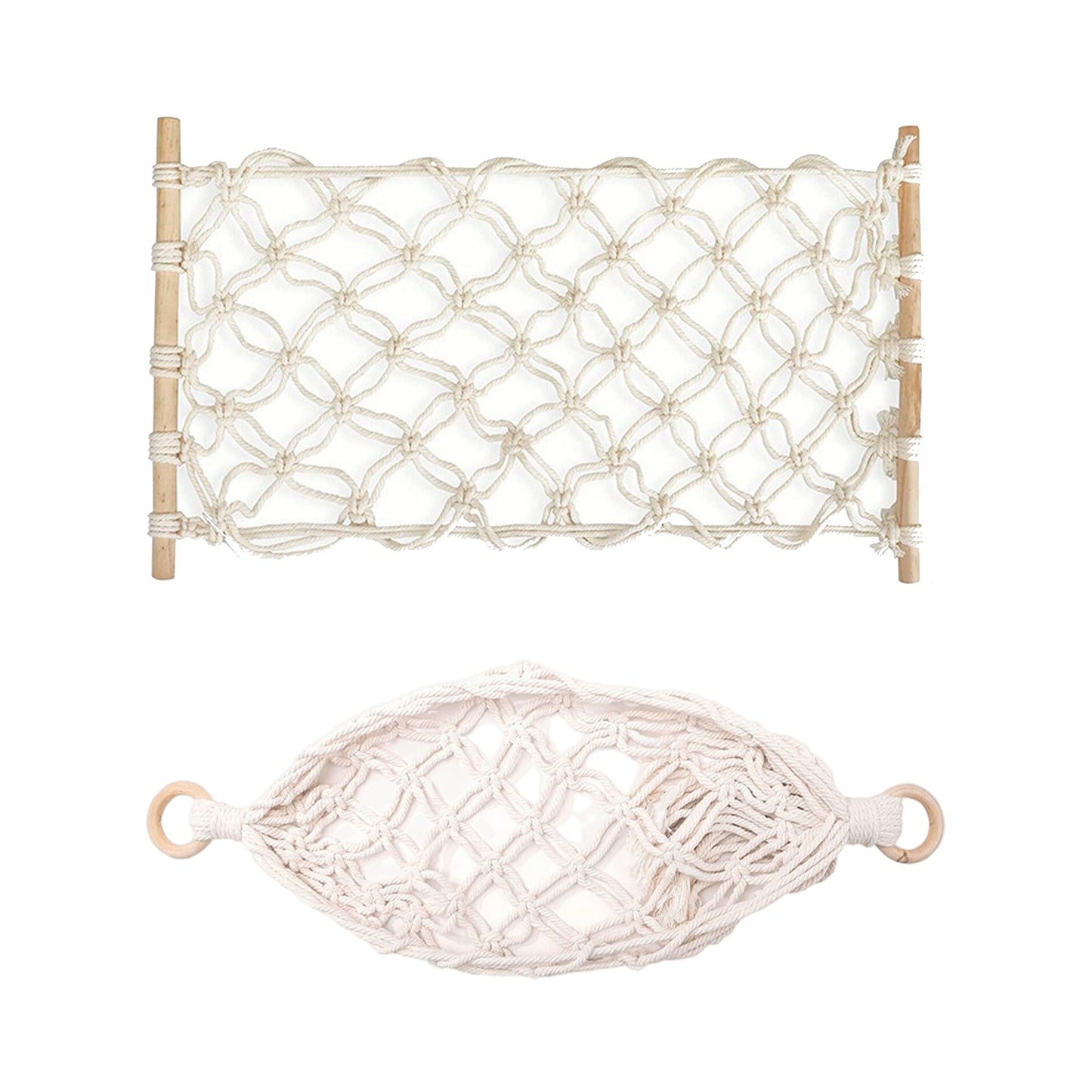 Hanging Basket 2 Styles Fruit Hammock Storage