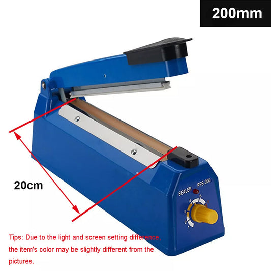 Impulse Heat Sealer Machine for Plastic Poly Bags 200mm 300mm 400mm Sizes