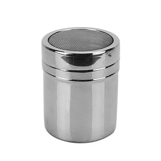 Stainless Steel Chocolate Powder Shaker for Coffee and Desserts