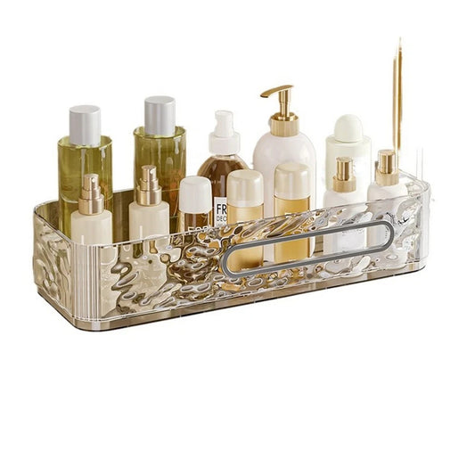 Plastic Bathroom Shelves Wall Mounted Shampoo Storage Rack for Home