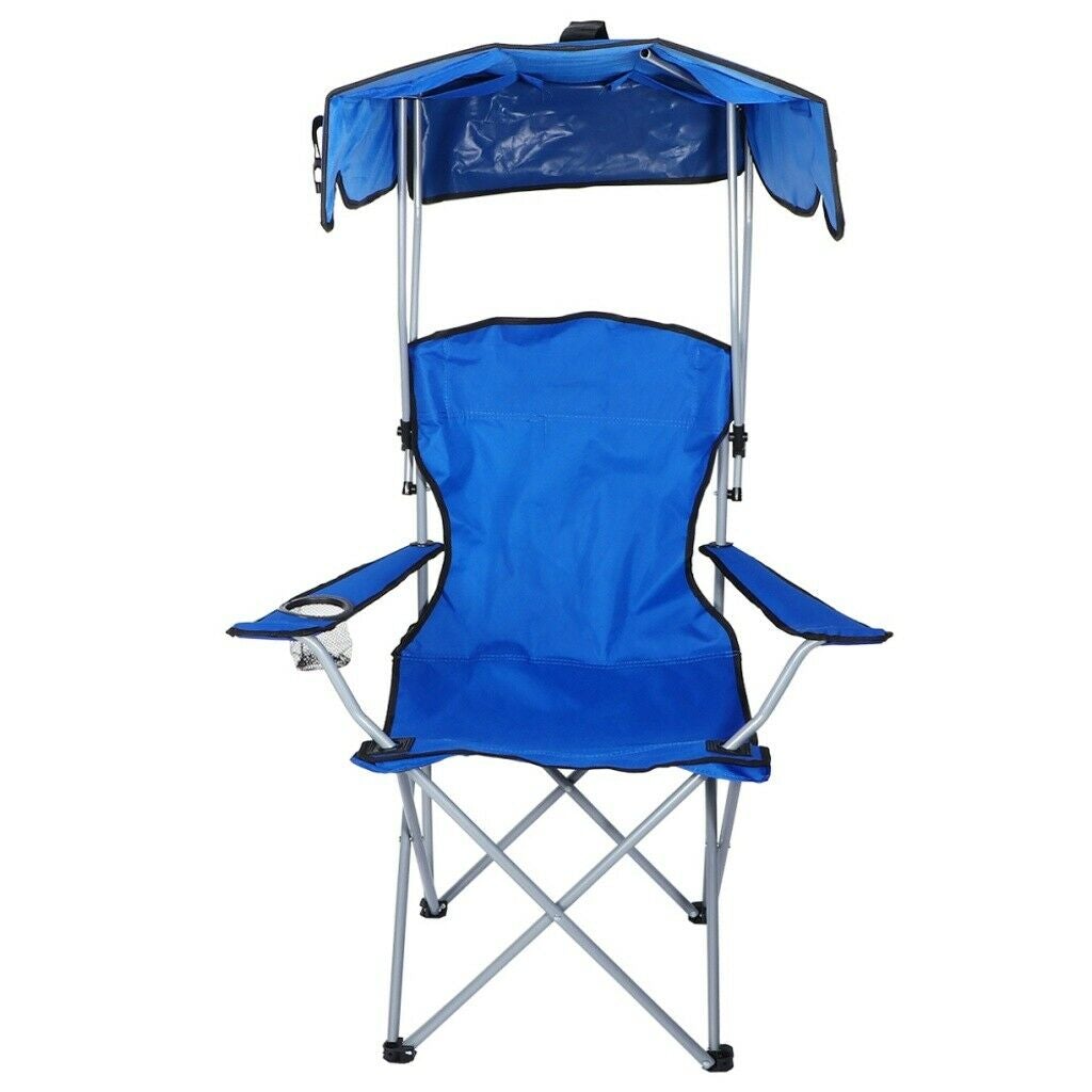 Outdoor Foldable Camping Chair with Canopy