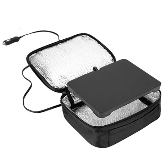 Portable 12V Electric Heated Lunch Box Bag for Car Use