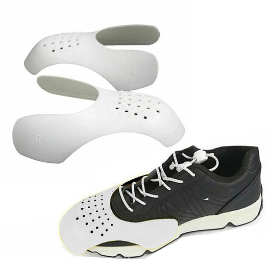 Sneaker Crease Protectors 2 Pair Shoe Shields Decreaser Guards - White