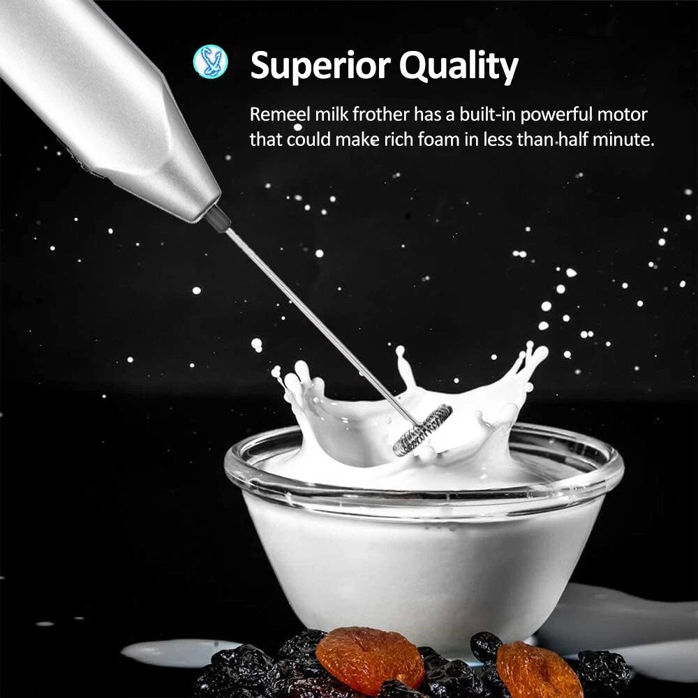Mini Foamer Kitchen Tool Milk Frother Egg Beater Stirrer Whisk Mixer Electric