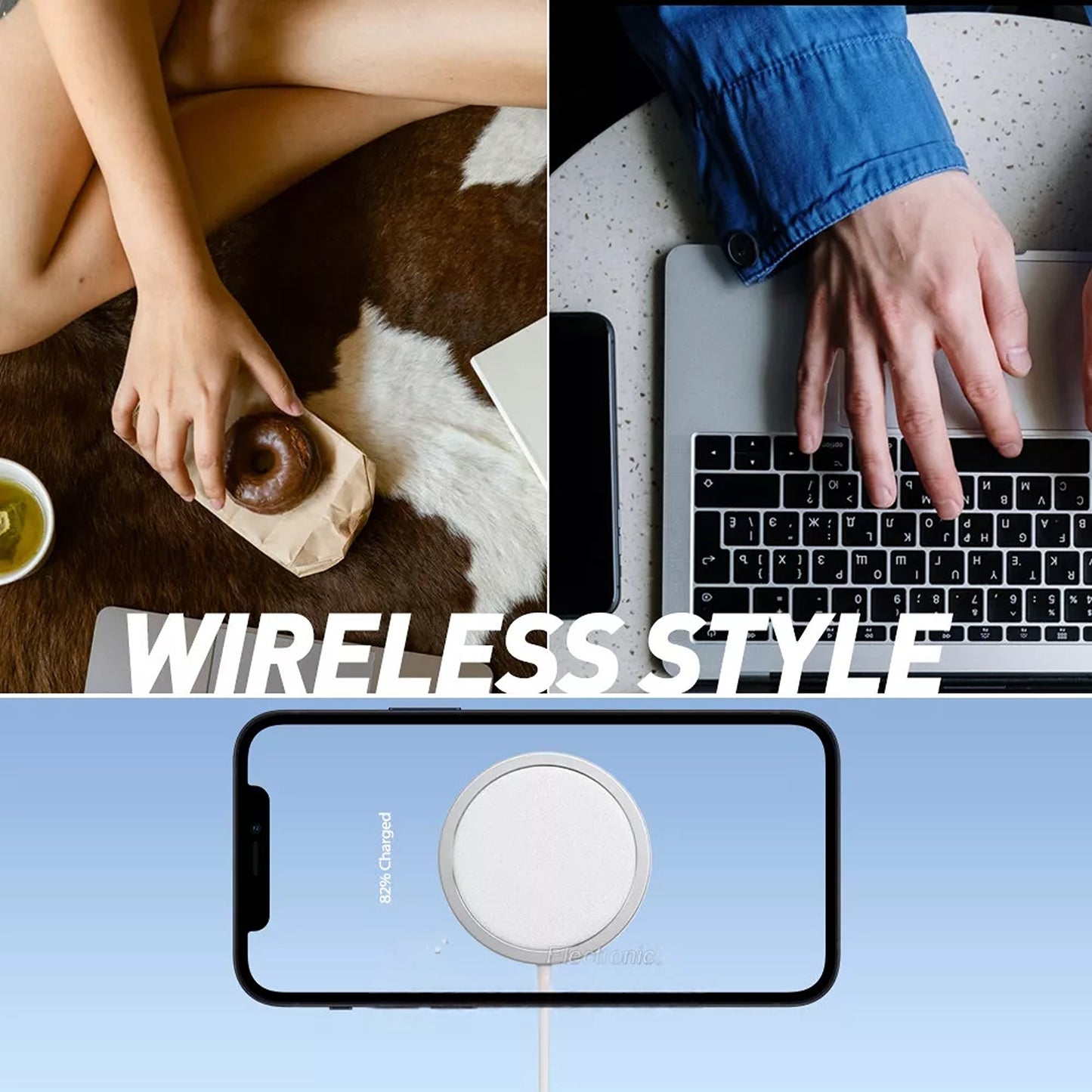 Fast USB C Charging Pad for iPhone 16 15 14 13 12 MagSafe