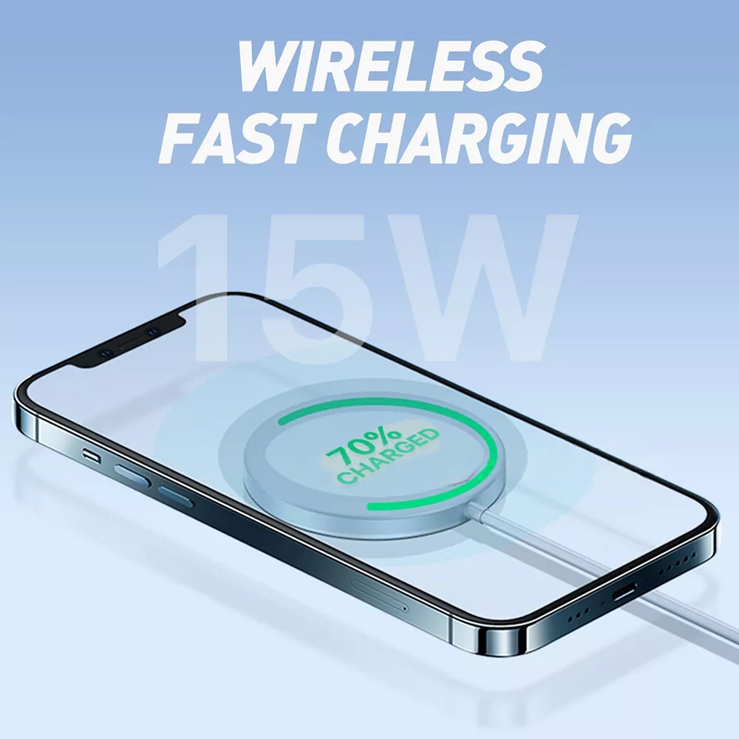 Fast USB C Charging Pad for iPhone 16 15 14 13 12 MagSafe
