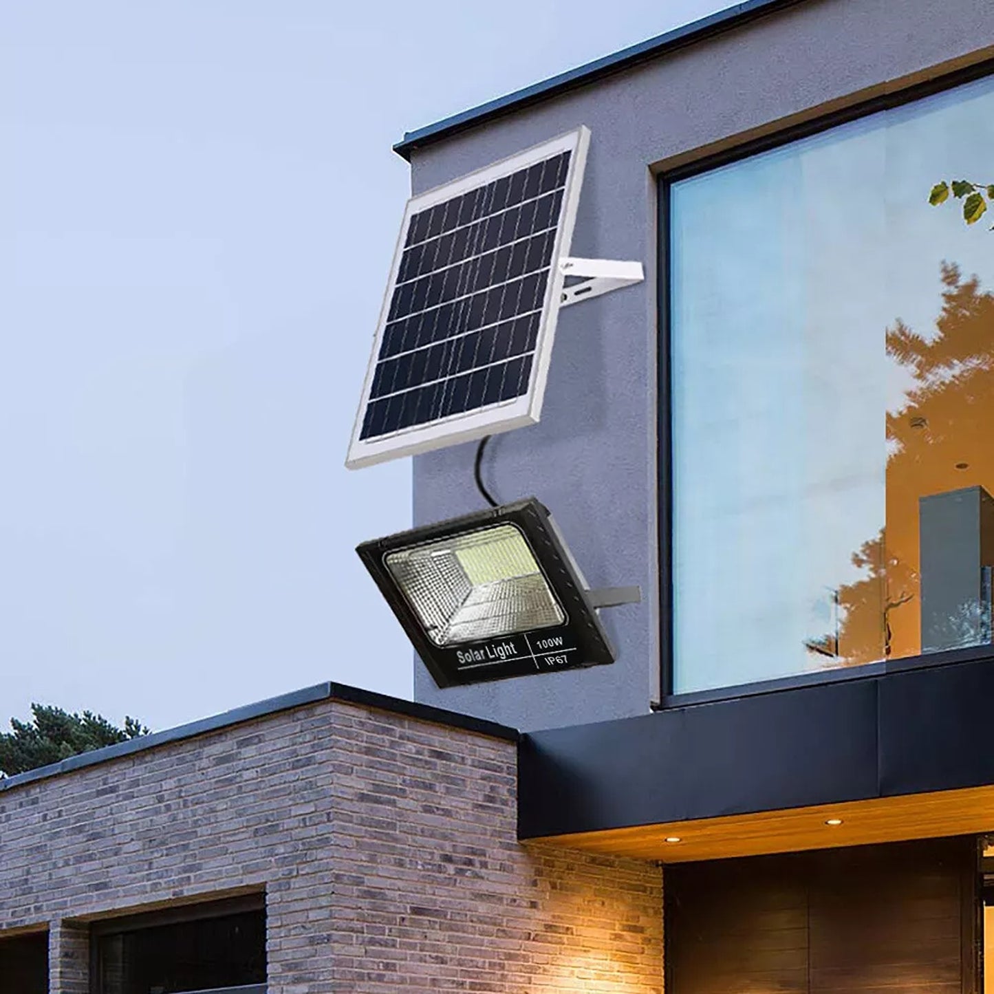 300 LED Solar Street Light Remote Control Outdoor Garden Security Lamp Waterproof