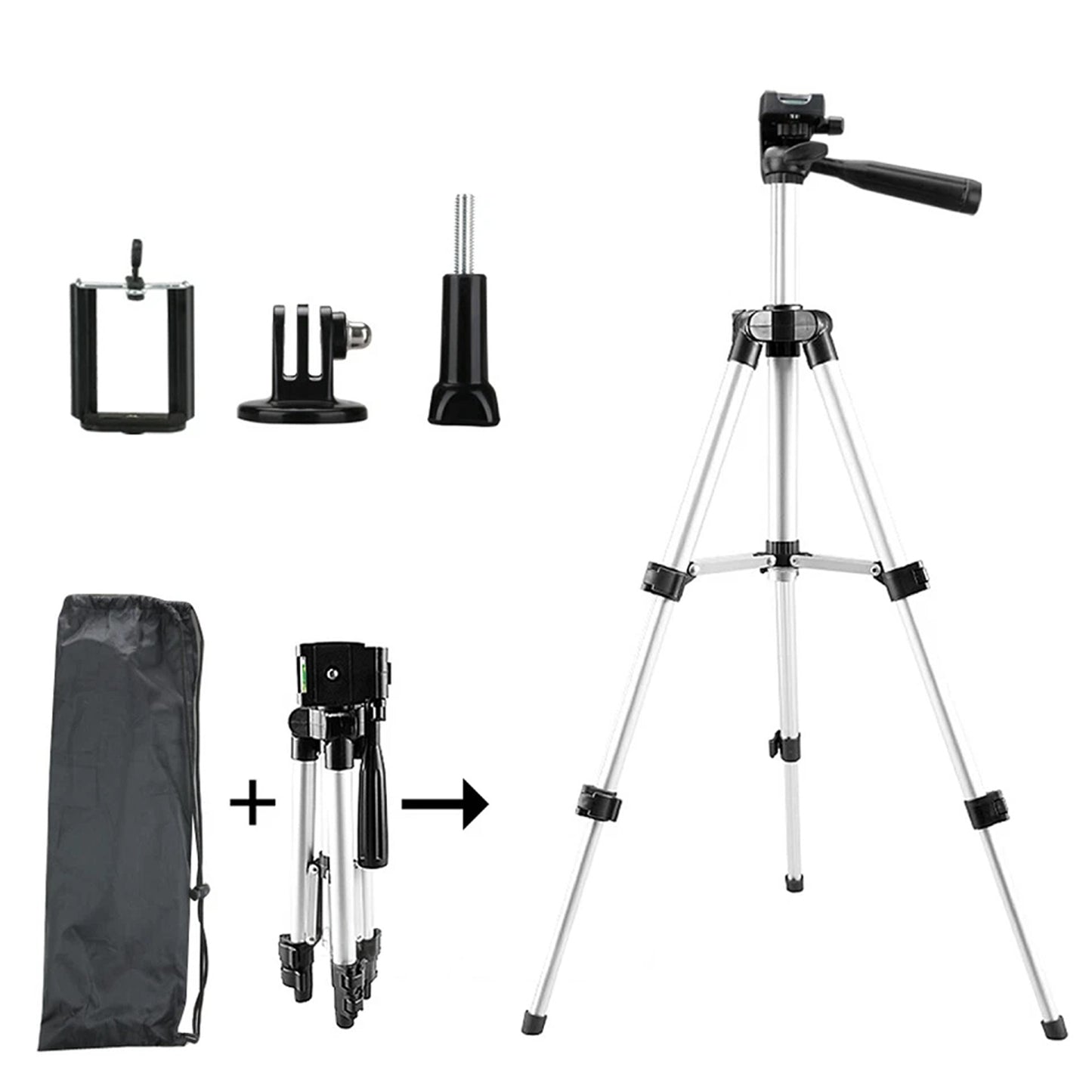 Adjustable Camera and Phone Tripod Mount