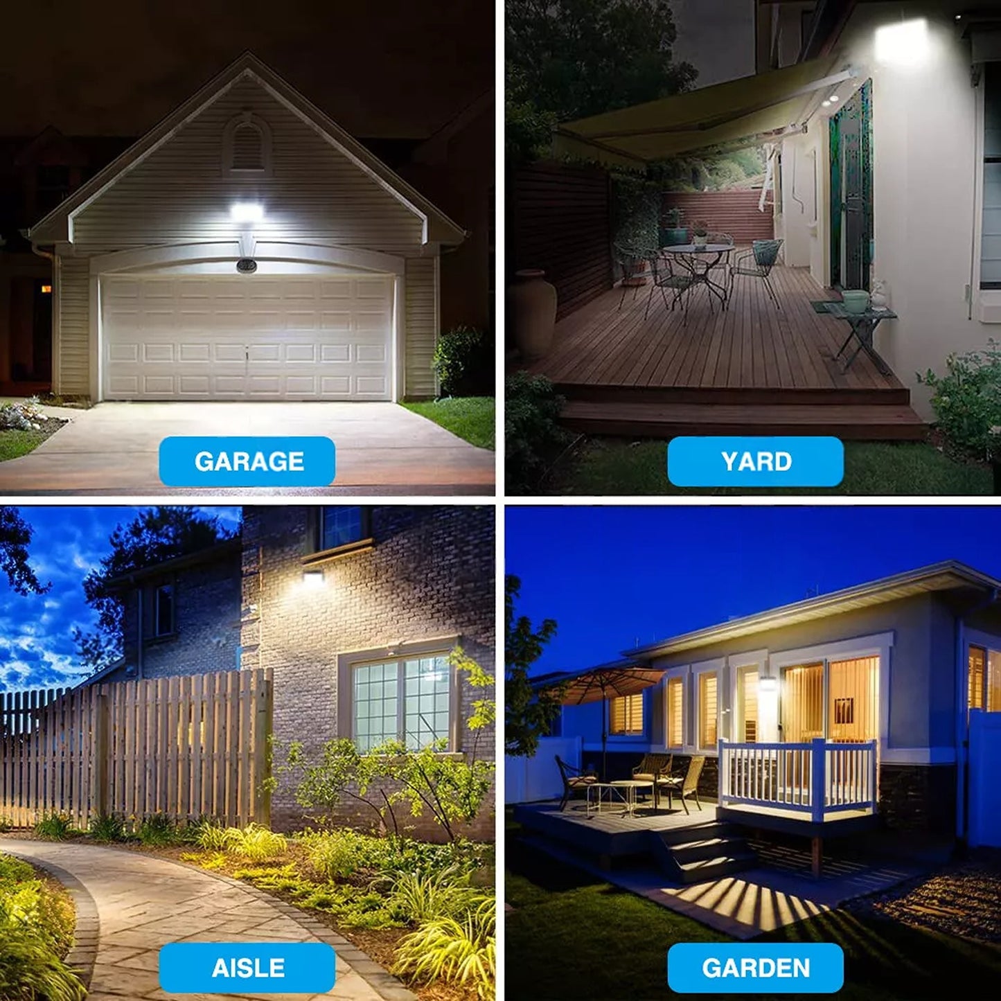300 LED Solar Street Light Remote Control Outdoor Garden Security Lamp Waterproof